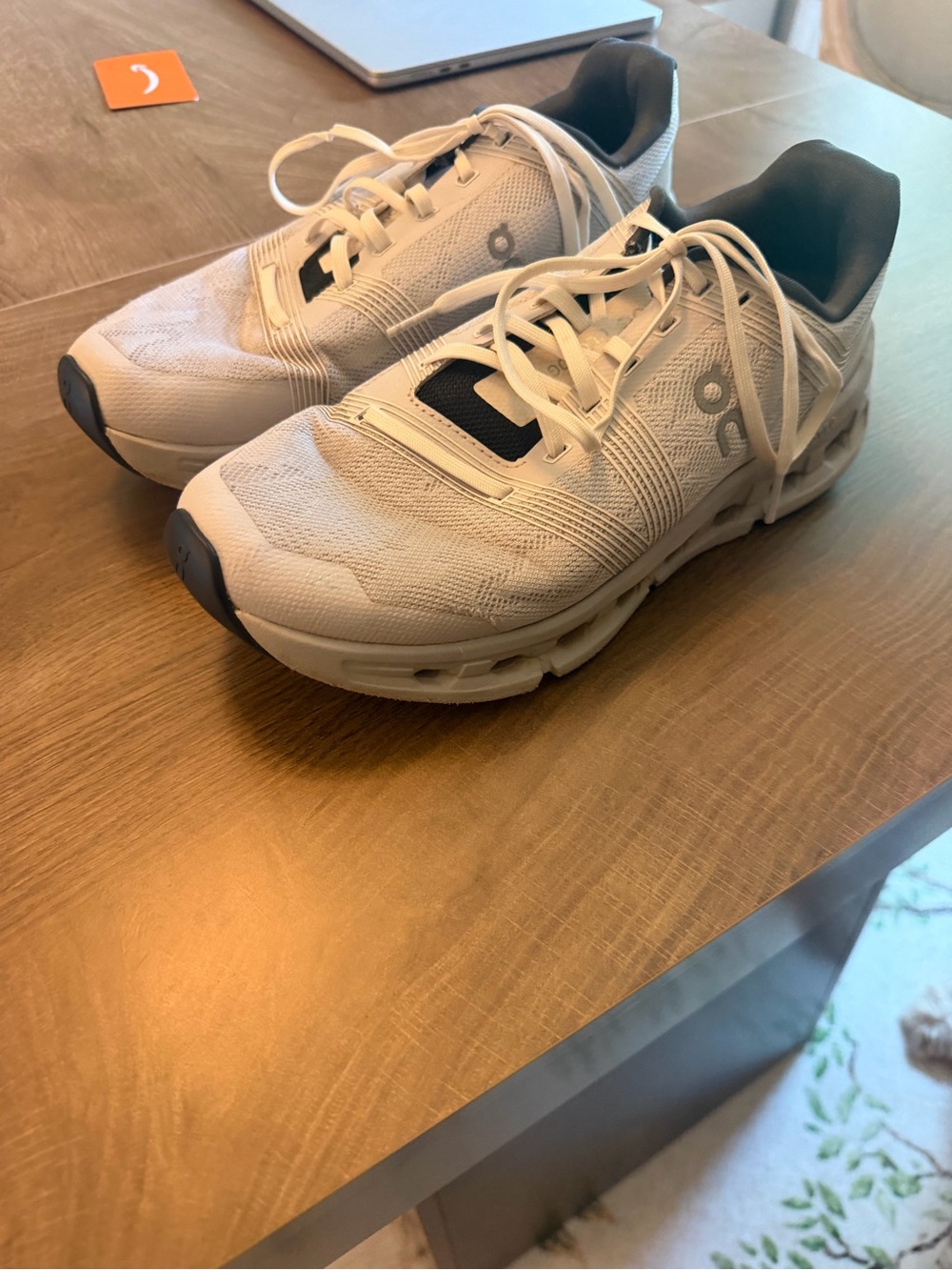 On Cloud go running shoes in cloud/glacier in size 9